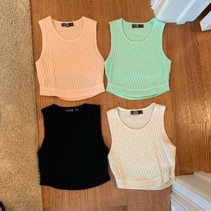 Crop Top Set of 4